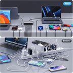 730W USB C Charger Block, 10-Ports GaN V Fast Charging Station Hub, QC4.0+3 PD - Image 4