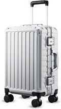 LUGGEX Carry On Luggage with Spinner Wheels, 20 Inch Aluminum Frame Zipperless by LuggeXLUGGAGE