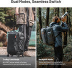 PGYTECH 2-in-1 Roller Camera Backpack, DSLR/SLR/Mirrorless Bag - Image 2