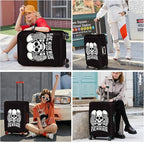 ANNA QUEEN Gothic Skull Luggage Cover, “See No Evil, Hear No Evil, Speak No - Image 6