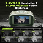 Night Vision Goggles, 4K Night Vision Binoculars, 5000mAh Battery and 32GB TF - Image 4