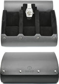 Watch cases for men 6 slot travel case organizer by MirageLuxuryTravel