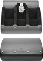 Watch cases for men 6 slot travel case organizer by MirageLuxuryTravel