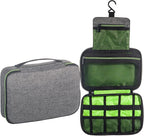 Foldable Man Hanging Travel Toiletry Bag Shaving Dopp Kit Travelling Shower by Tense+Edano