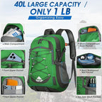 IGOLUMON Hiking Backpack 40L Packable Lightweight Camping Backpack Men Women - Image 5