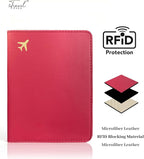 Passport Holder for Travel Essentials, RFID Blocking Passport Cover Case for - Image 2
