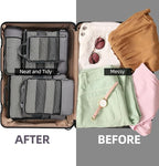 BAGAIL 4 Set/6 Set/8 Set Compression Packing Cubes Travel Accessories - Image 6