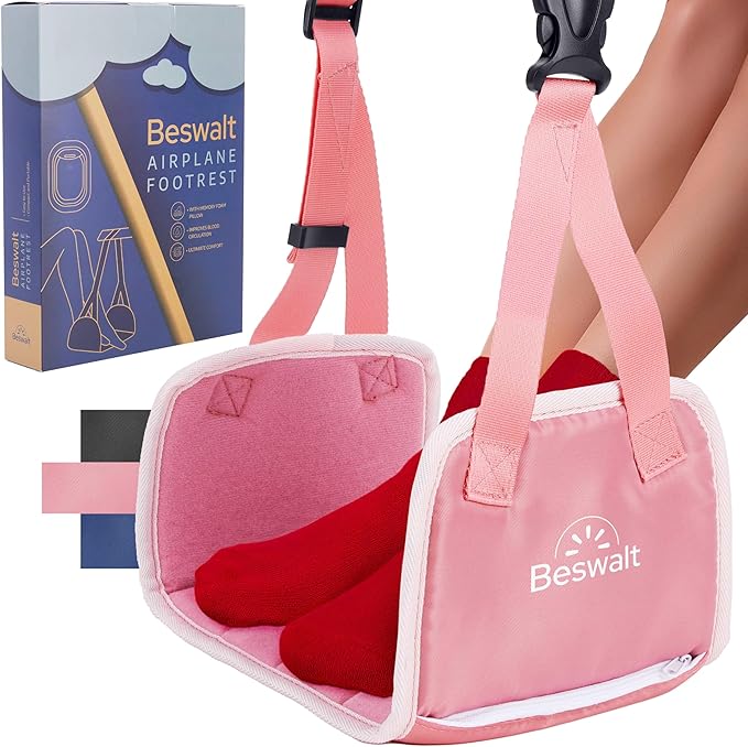 Portable Airplane Foot Hammock for Plane Travel - Image 8