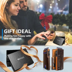 Men Wallet, with Money Clip Coins Pocket ID Window, Slim Front Pocket RFID - Image 8