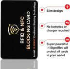 SaiTech IT 20 Pack RFID Blocking Card, One Card Protects Entire Wallet Purse - Image 7