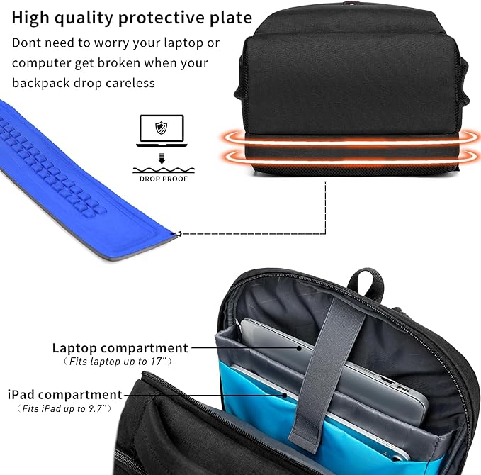 DUSLANG 17 Inch Laptop Backpack - Image 5