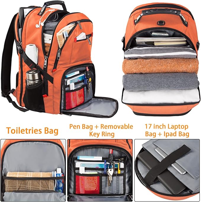 Extra Large 50L Travel Laptop Backpack, Computer bag Backbag - Image 3