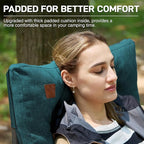 EVER ADVANCED Padded Oversized Folding Camping Chair - Image 2