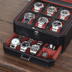 ROTHWELL 6 Slot Leather Watch Box - Image 5