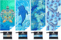 Microfiber Thin Lightweight Beach Towel Sand Free Quick Dry Absorbent Compact by WIDDONEN