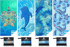 Microfiber Thin Lightweight Beach Towel Sand Free Quick Dry Absorbent Compact by WIDDONEN