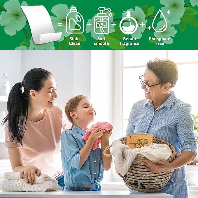 Freelivity Laundry Detergent Sheets, 200 Sheets Fresh Linen Scent - Image 4