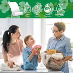 Freelivity Laundry Detergent Sheets, 200 Sheets Fresh Linen Scent - Image 4
