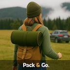 Wool Camping Blanket – 70% Wool Heavy-Duty Military Style Throw, Warm & Washable - Image 7