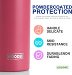 koodee 20 oz Tumbler with Lid and Straw-2 Pack Stainless Steel Double Wall - Image 4