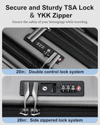 Luggage Sets 2 Pieces, 20 Inch Carry On Luggage and Expandable 28 Inch Checked - Image 5