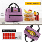 HOMESPON Insulated Lunch Bag for Women Men Lunch Box Cooler Lunch Tote for Work - Image 3