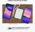 Nimble Champ Portable Charger, 000mAh Power Bank Fast Charging, 20W Dual USB-C - Image 2