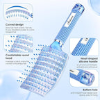 Bsisme Hair Brush Set, Professional Curved Vent Hairbrush for Faster Blow Drying, Detangler Styling Massage Brushes for Women Men Kids Wet Dry Curly Thick Fine Tangled Hair