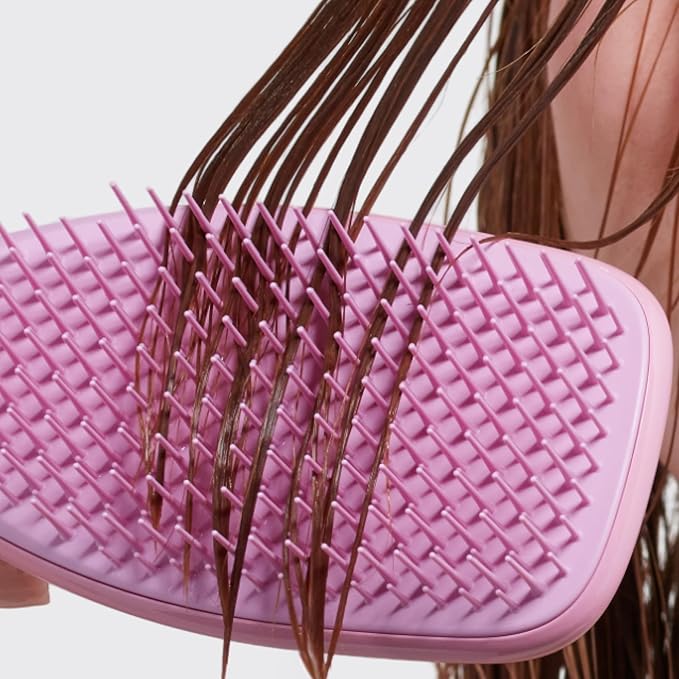 Tangle Teezer Ultimate Detangler Brush for Wet & Dry Hair, Eliminates Knots & Reduces Breakage for Straight to Wavy Hair Types, Amazon Exclusive Rosebud