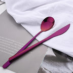 20 Pieces Silverware Set 304 Stainless Steel, Healthy & Eco-Friendly Silver - Image 3