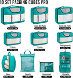 Veken 10 Set Packing Cubes for Kids & Toddler, Airplane Travel Essentials - Image 2