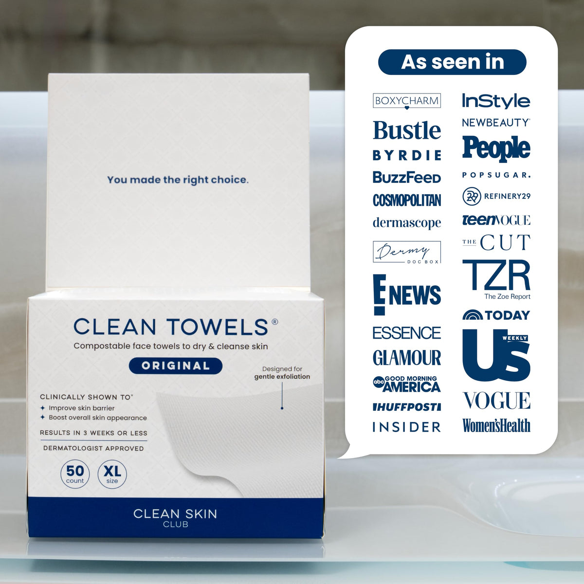 Clean Towels XL® (300 Count (Pack of 6))
