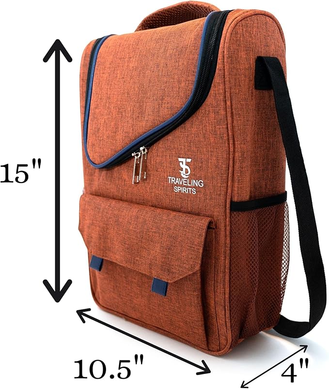 Insulated Wine Carrier | 2-3 Bottle Travel Bag - Image 7