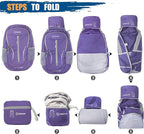 ZOMAKE Ultra Lightweight Packable Backpack 25L, Foldable Hiking Backpacks Water - Image 6
