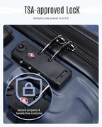 LIGHT FLIGHT Luggage Sets, 3 Piece Durable Suitcase Set - Image 5