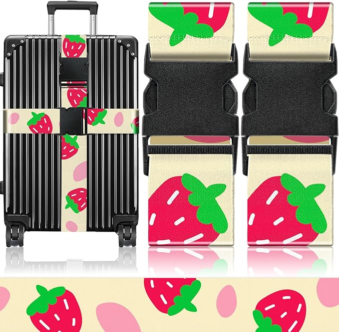 Slohif Luggage Straps for Suitcases Travel Belt Accessories Luggage Connector by Slohif