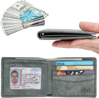 Wallet for Men-Genuine Leather RFID Blocking Bifold Stylish Wallet - Image 2