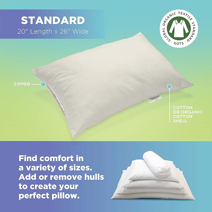 Bean Products 20" x 26" Standard Bed Pillow - Image 3