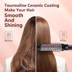 Curling Iron Set, 6 in 1 Hair Curling Wand with Curling Brush and 5 Interchangeable Ceramic Curling Wand(0.35'-1.25') Tourmaline Hair Curler, Instant Heat Up Curling Iron for Long Hair Women