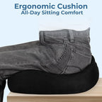 5 STARS UNITED Seat Cushion for Tailbone Pain Relief – Large Memory Foam - Image 3