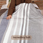 Alpaca Wool Throw Blanket | Super Soft, Lightweight, Breathable and - Image 4
