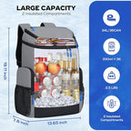 Maelstrom Backpack Cooler, 36 Can Cooler Backpack, Soft Cooler Bag Insulated - Image 4