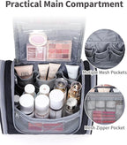 Narwey Hanging Toiletry Bag for Women Travel Makeup Bag Organizer Toiletries - Image 3