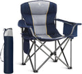 LET'S CAMP Folding Camping Chair Oversized Heavy Duty Padded Outdoor Chair by LETSCAMP