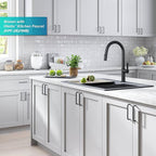 KRAUS Bellucci Workstation 33 in. Drop In Single Bowl Granite Kitchen Sink in - Image 3
