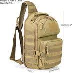 15L Tactical Crossbody Sling Bag | Everyday One Shoulder Backpack Fit 12 Inch - Image 3