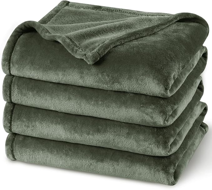 PHF Ultra Soft Fleece Blanket Twin Size, No Shed No Pilling Luxury Plush Cozy by PHF