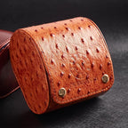 Genuine Napa Leather Watch Roll Travel Case - Image 3