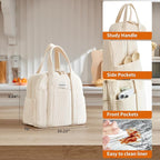 Insulated Lunch Bag for Women, 6-Hour Cold Retention Cooler Tote - Image 5