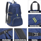Yaopeing Lightweight Backpack, 25L Foldable Hiking Packable, Water Resistant - Image 8